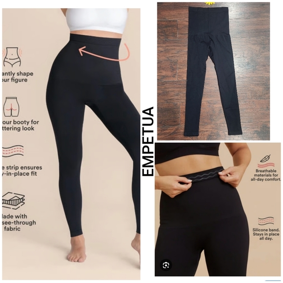 Shapermint Pants - Empetua (M) Black High Waisted Shaping Leggings 🖤🖤